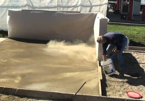 Applying Color to Stamped Concrete Installation